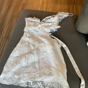 For Love & Lemons Lucien White Dress in XS - COACHELLA